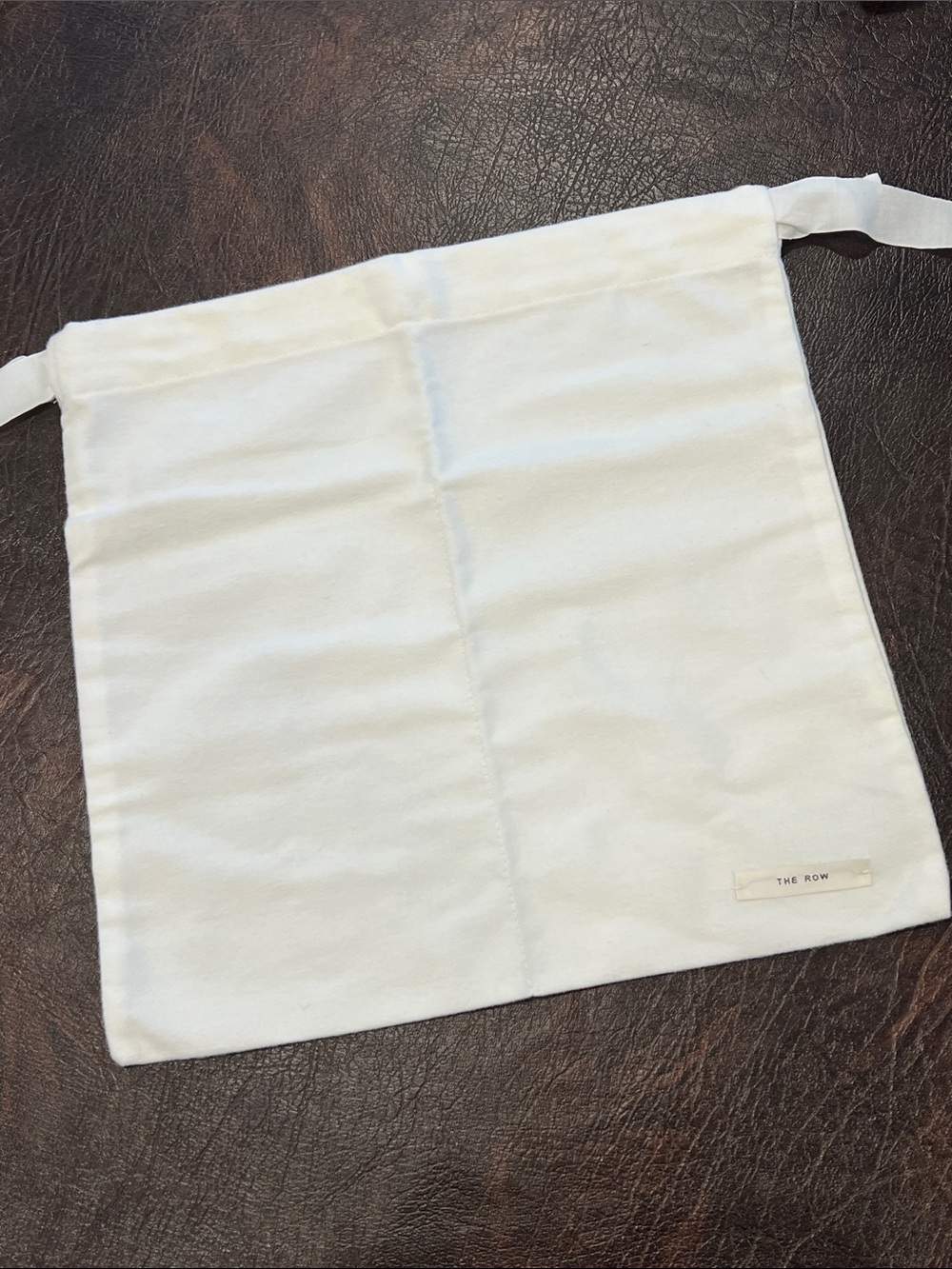 THE ROW FLANNEL SHOE BAG